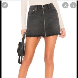 Free People zip it up skirt